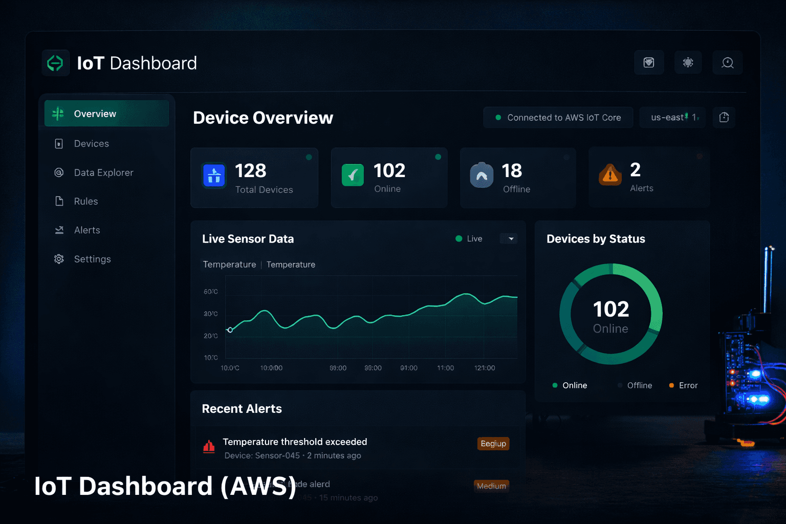 IoT Dashboard (AWS)